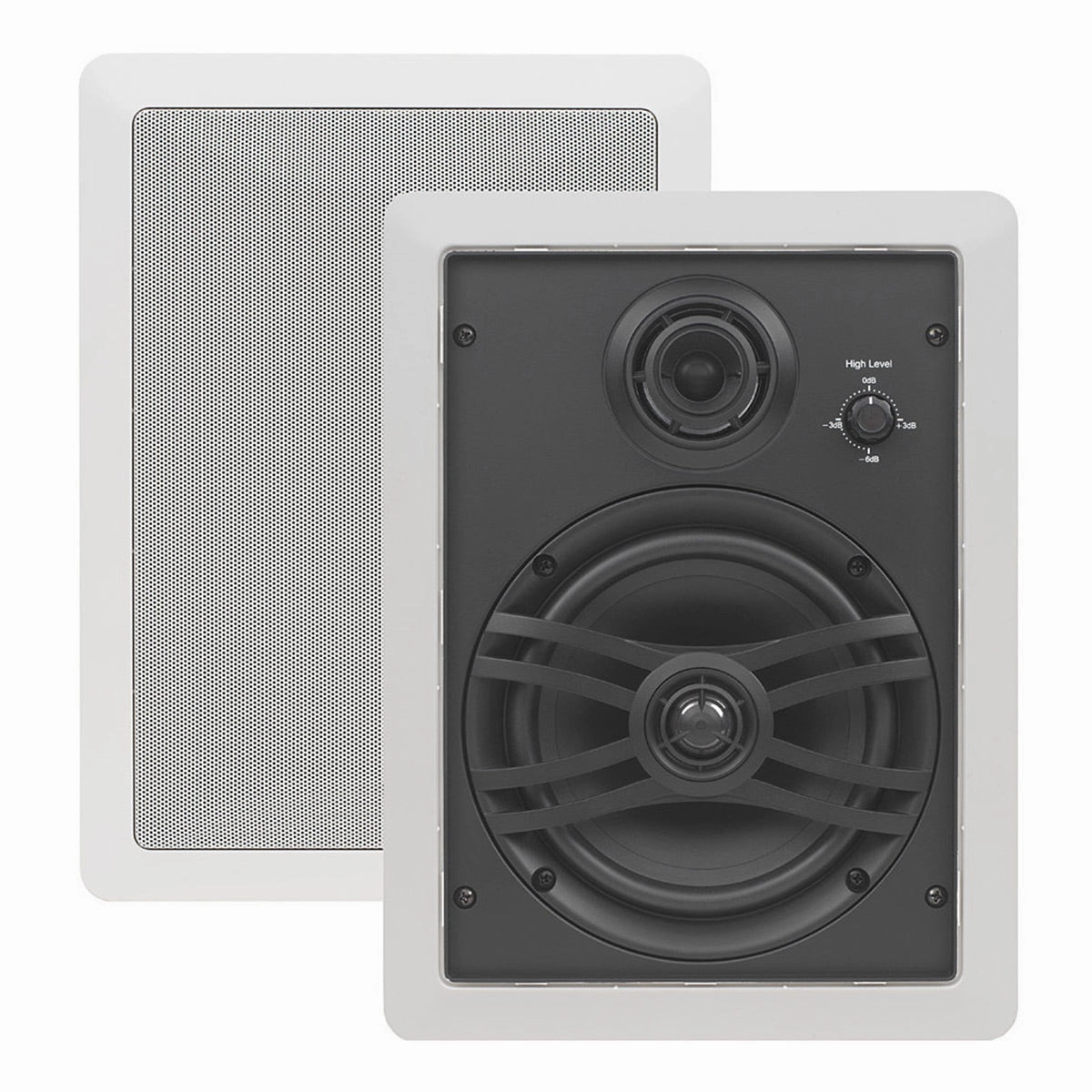 Yamaha NS-IW470 6.5" 3-Way In-Wall Speakers - Pair (White) In Wall & In Ceiling Speakers,Recessed Speakers,Flush Mount Audio