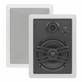 Yamaha NS-IW470 6.5" 3-Way In-Wall Speakers - Pair (White) In Wall & In Ceiling Speakers,Recessed Speakers,Flush Mount Audio