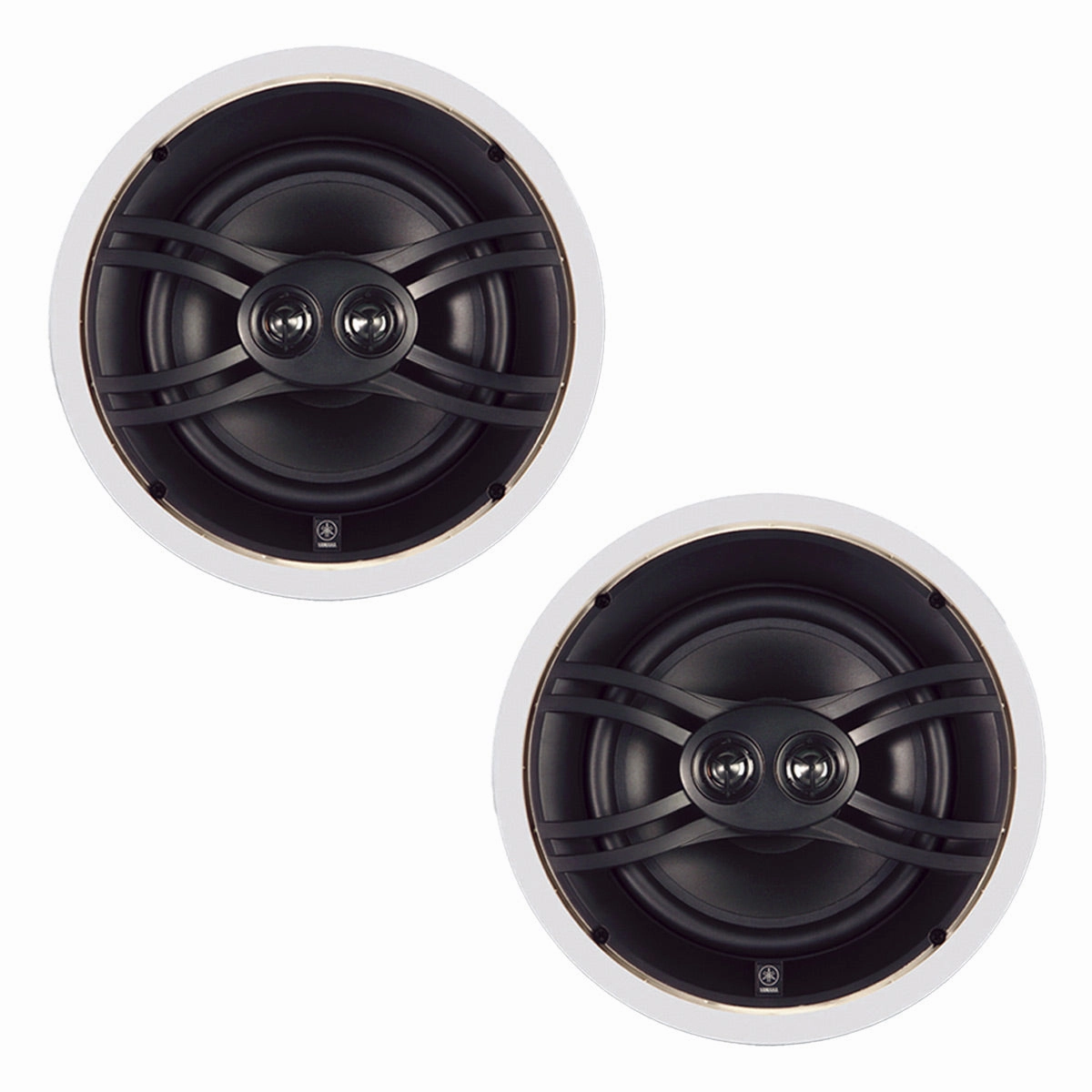 Yamaha NS-IW480C 8" 3-Way In-Wall Speakers - Pair In Wall & In Ceiling Speakers,Recessed Speakers,Flush Mount Audio