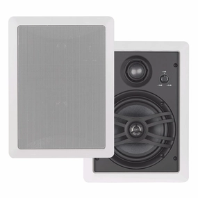 Yamaha NS-IW660 6.5" 3-Way In-Wall Speakers - Pair (White) In Wall & In Ceiling Speakers,Recessed Speakers,Flush Mount Audio