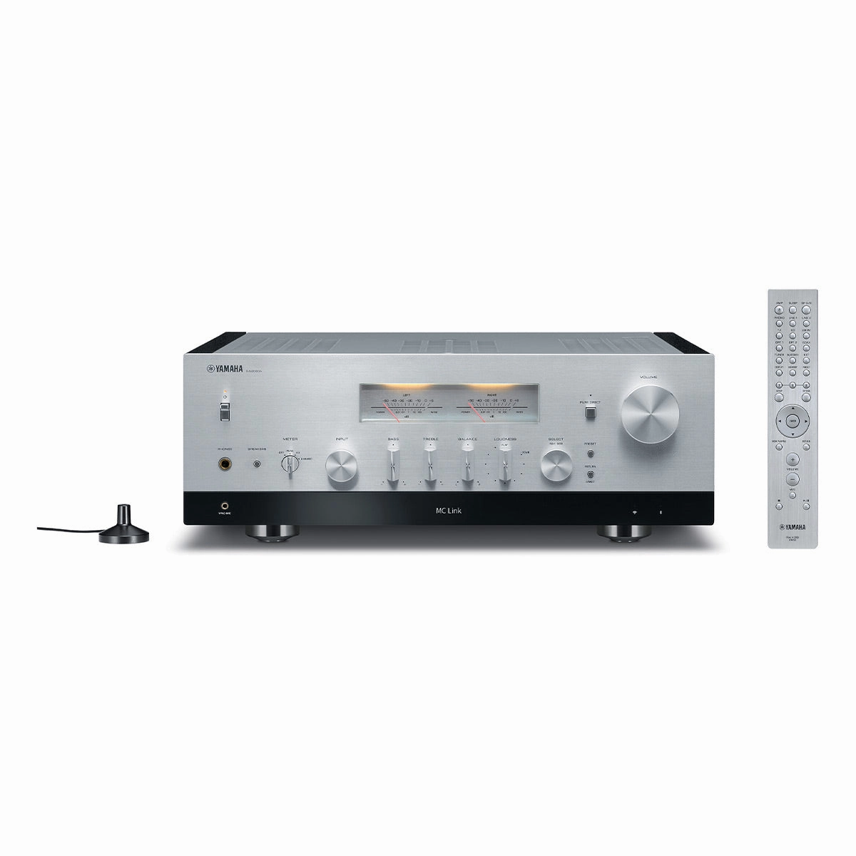 Yamaha R-N2000A Hi-Fi Network Receiver (Silver) hi-fi volume knob,hi-fi remote control system,hi-fi smart amplifier
