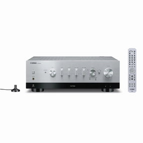 Yamaha R-N800A Stereo Network Receiver with Bluetooth, Wi-Fi, and MusicCast (Silver) hi-fi volume knob,hi-fi remote control system,hi-fi smart amplifier