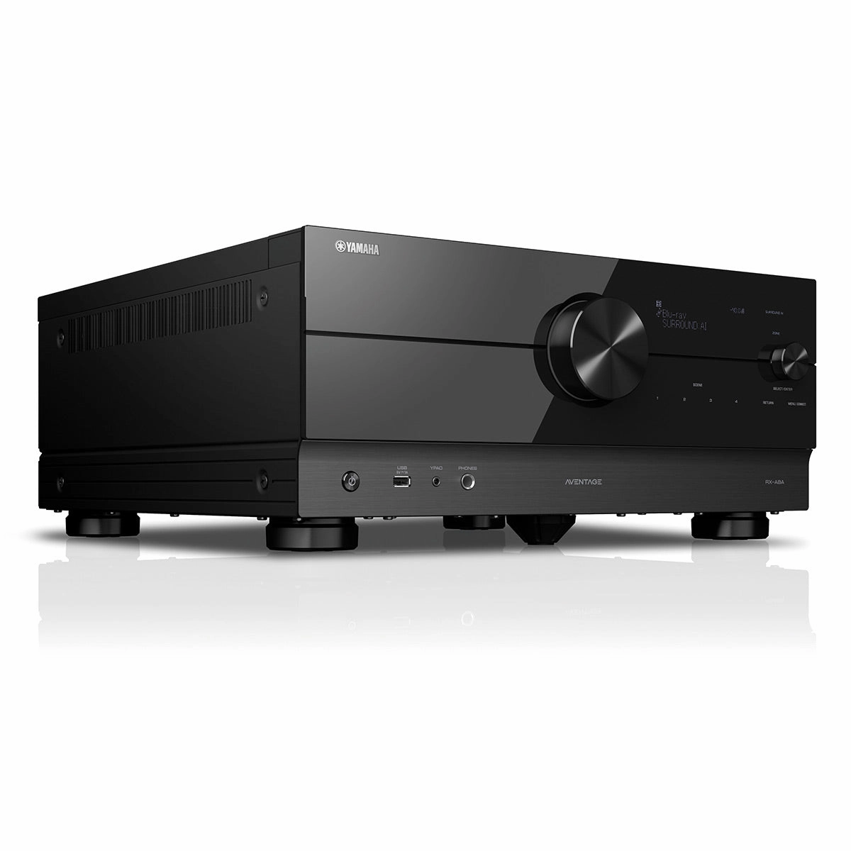 Yamaha RX-A8A AVENTAGE 11.2-channel AV Receiver with MusicCast hi-fi volume knob,hi-fi remote control system,hi-fi smart amplifier