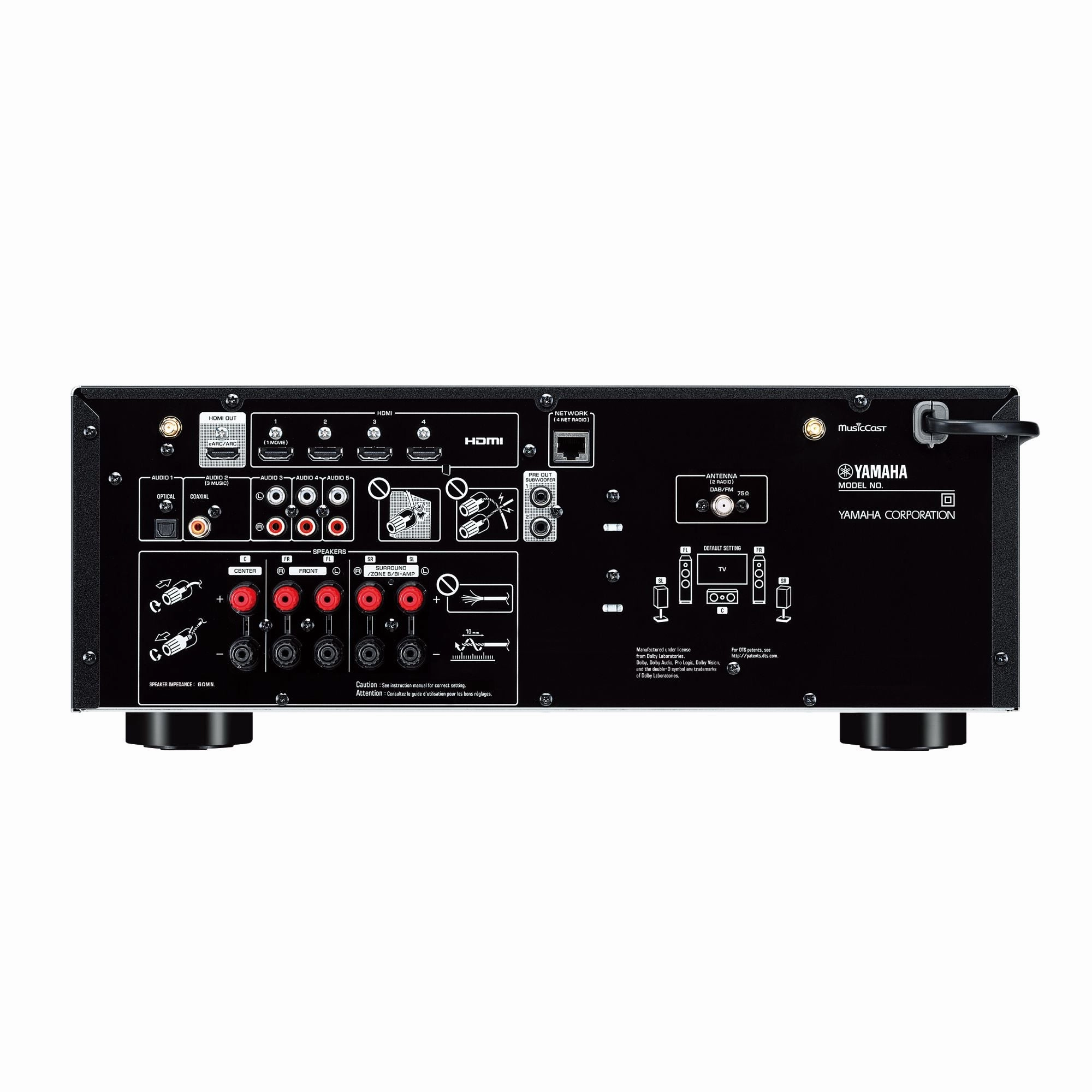 Yamaha RX-V4A 5.2 Channel AV Receiver
