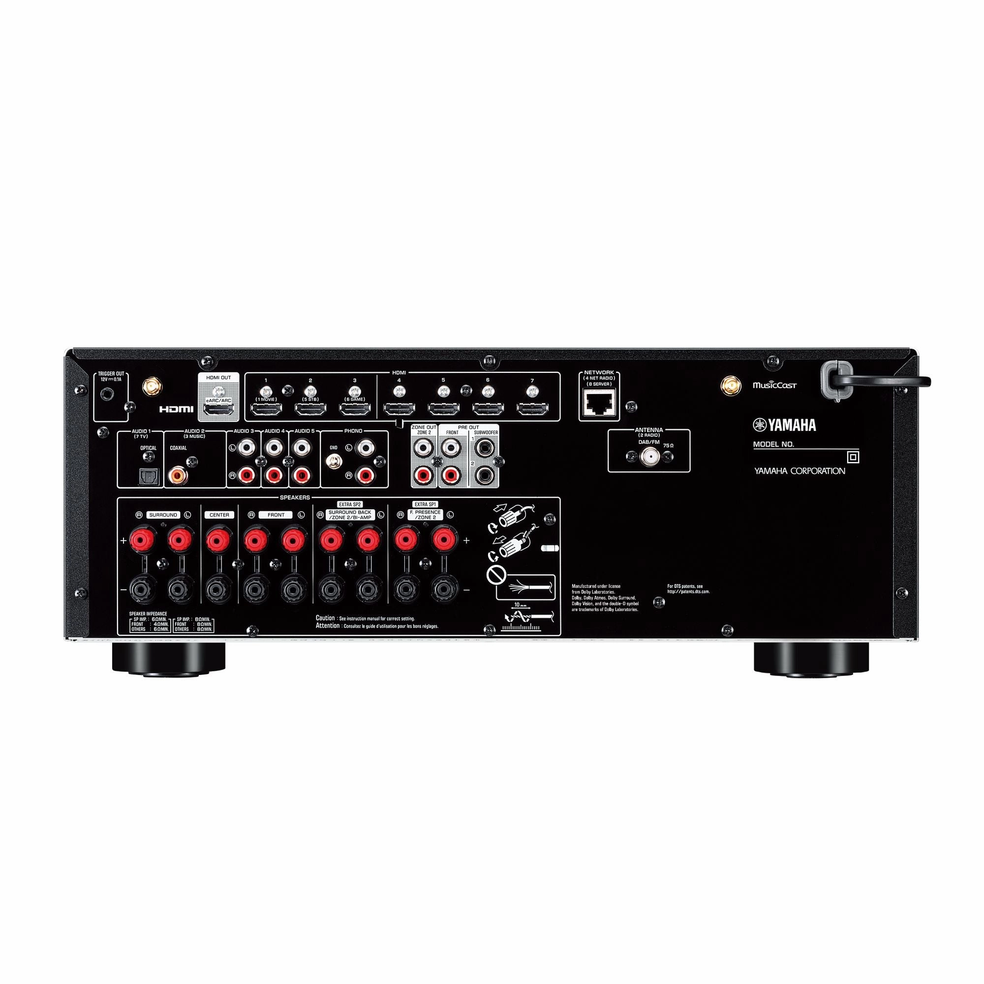 Yamaha RX-V6A 7.2 Channel AV Receiver