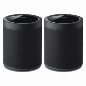Yamaha WX-021BL MusicCast 20 Wireless Speakers - Pair (Black) Wireless & Multiroom Speakers,WiFi Speakers,Connected Audio