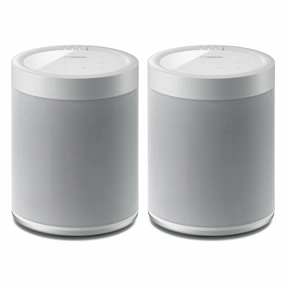 Yamaha WX-021WH MusicCast 20 Wireless Speakers - Pair (White) Wireless & Multiroom Speakers,WiFi Speakers,Connected Audio
