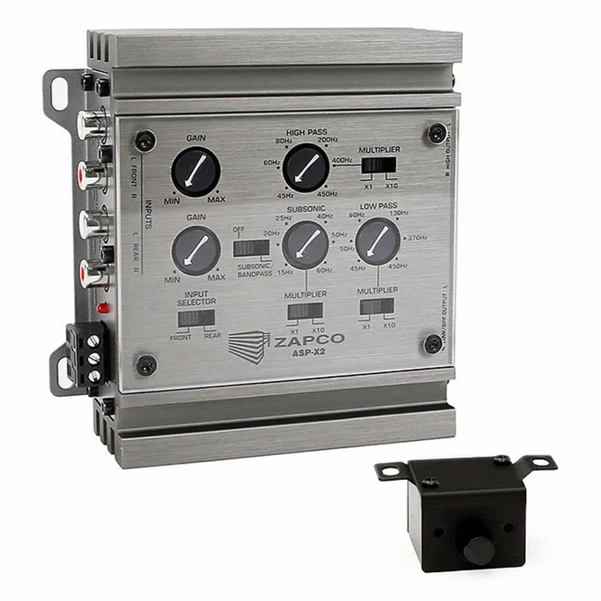Zapco ASP-X2 2-Way Electronic Crossover Car amplifiers & processors,Car Audio Amps,Vehicle Sound Systems